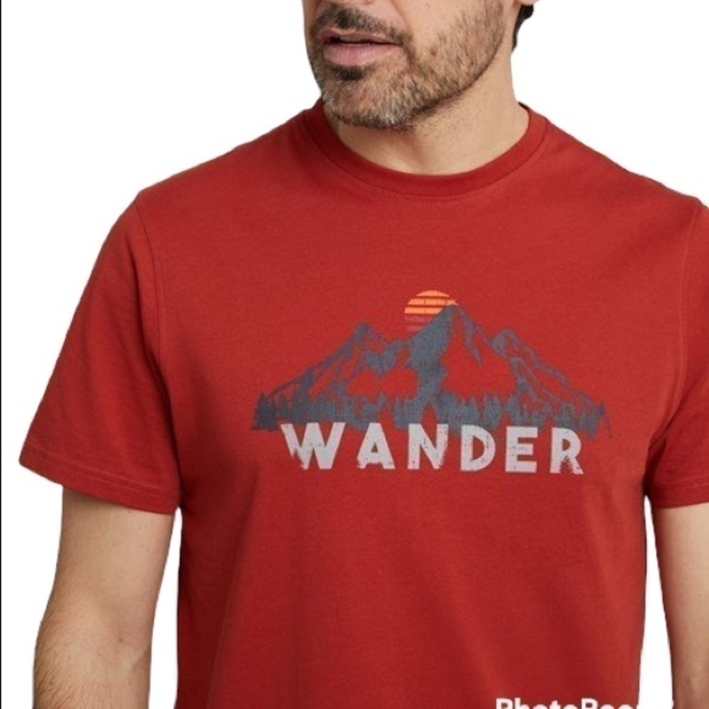 mountain warehouse Wander Organic Cotton Mens T-Shirt